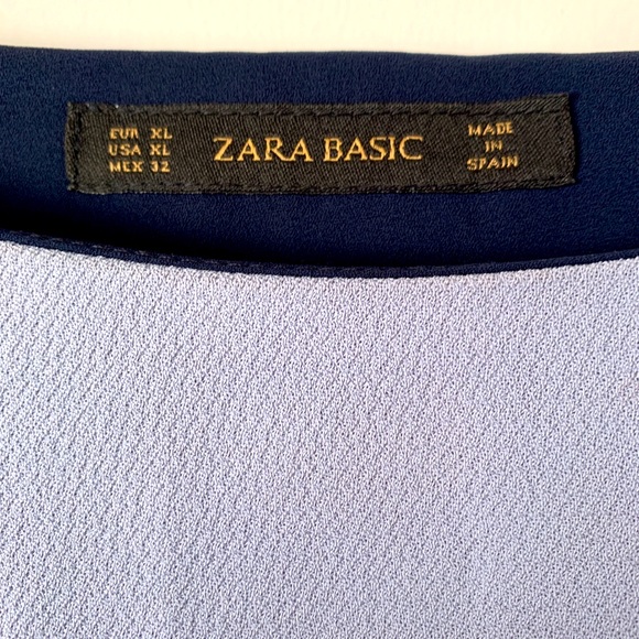 Gorgeous ZARA XL classic A-line crepe in periwinkle - Picture 2 of 4